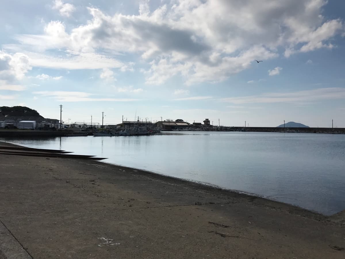 Fishing boats moored in Fukuyoshi fishing port, Itoshima